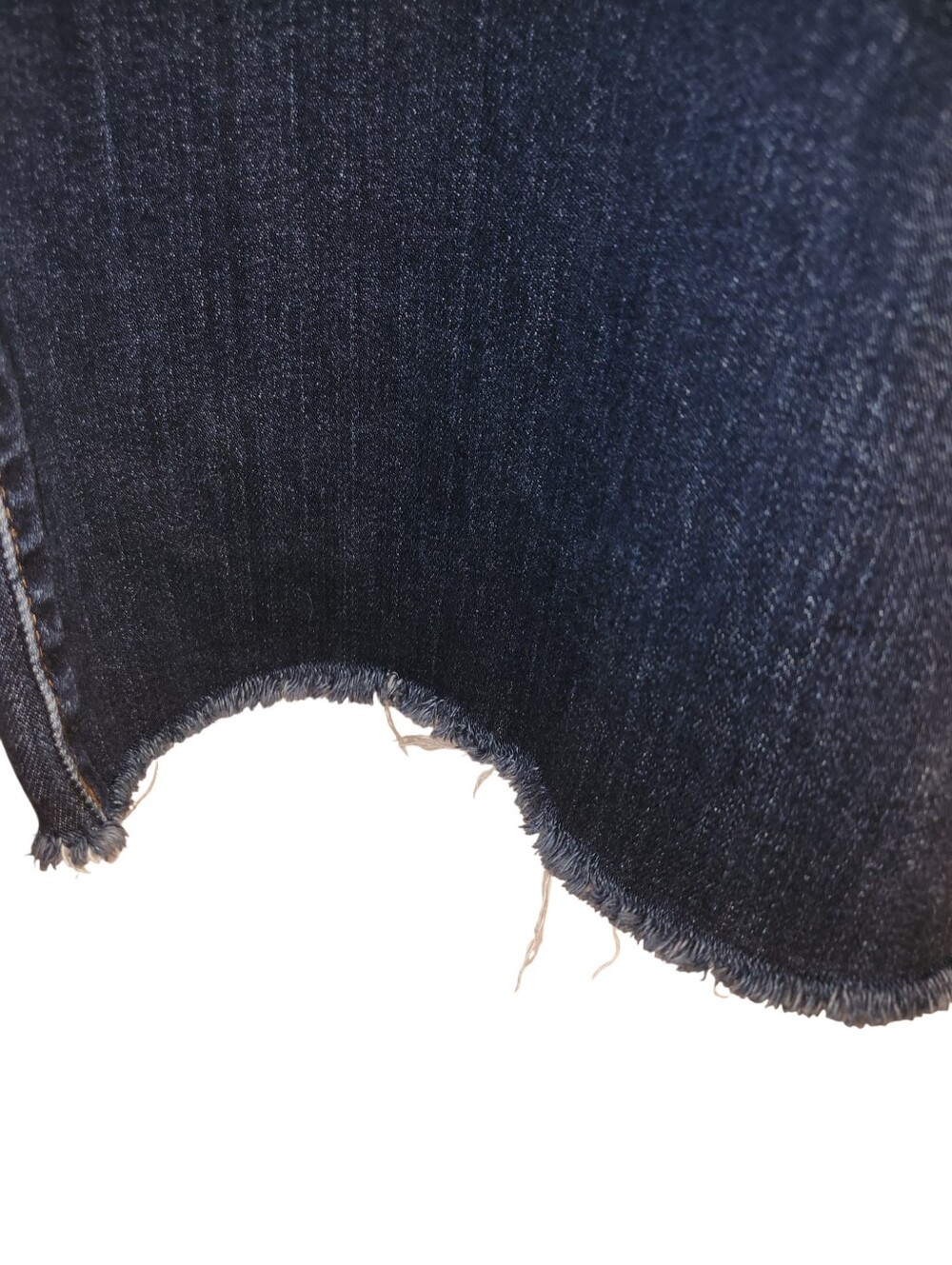 KUT From the Kloth Meg Fab AB Wide Leg High Rise Jeans Size 12 Raw Fray Hem Dark - Picture 4 of 11
